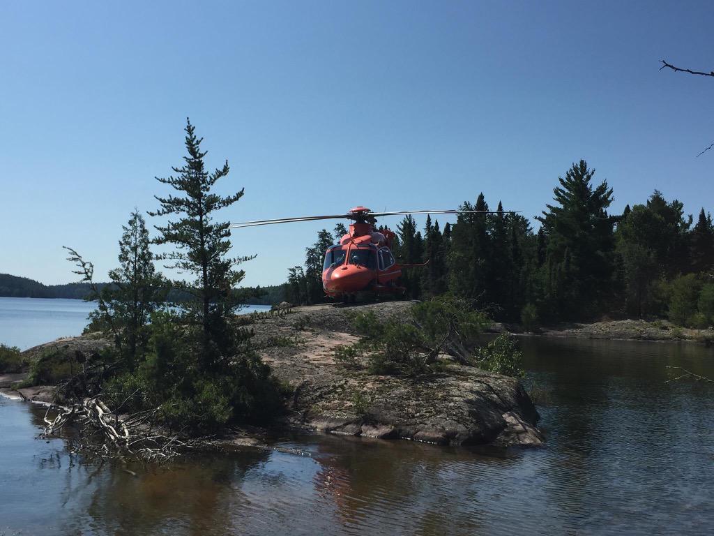 Ornge's tweet photo. Last month we had a remote scene call near Atikokan. Check out the photos and story: http://t.co/qVR6JNsd3m http://t.co/Zp1bDQqbwZ