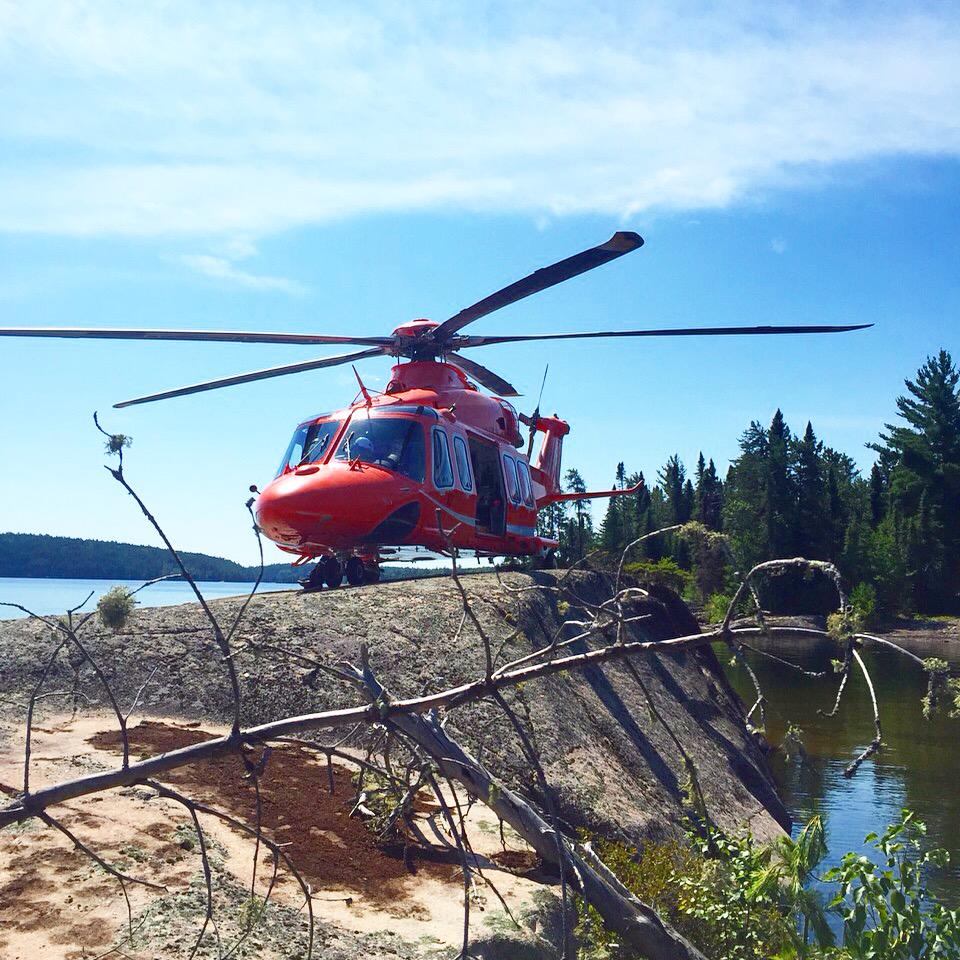 Ornge's tweet photo. Last month we had a remote scene call near Atikokan. Check out the photos and story: http://t.co/qVR6JNsd3m http://t.co/Zp1bDQqbwZ
