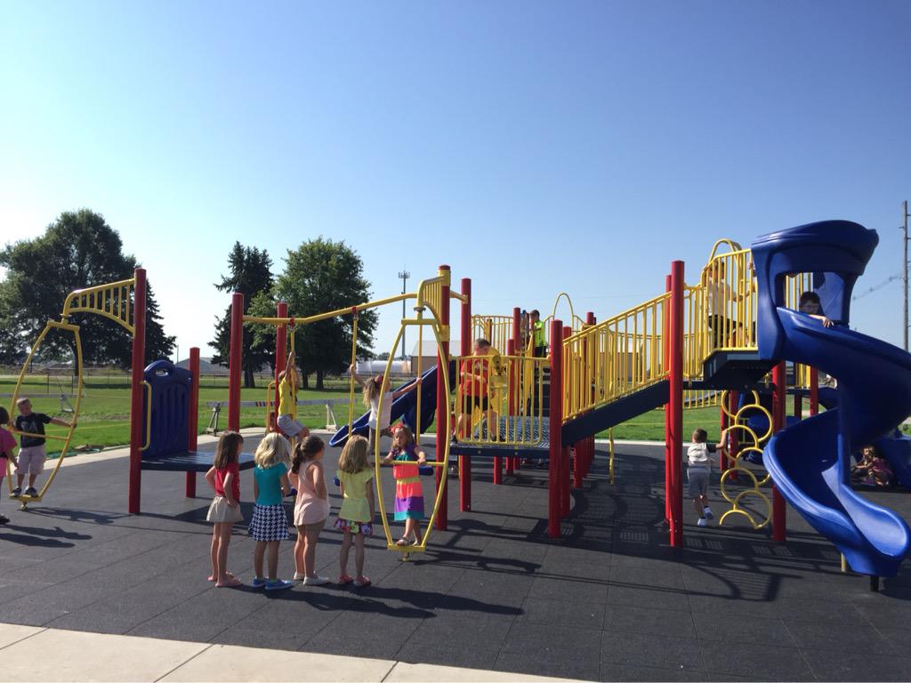 Thank you Aurora Parent Teacher Board for all your work and help getting the new playground equipment #aurorahuskies