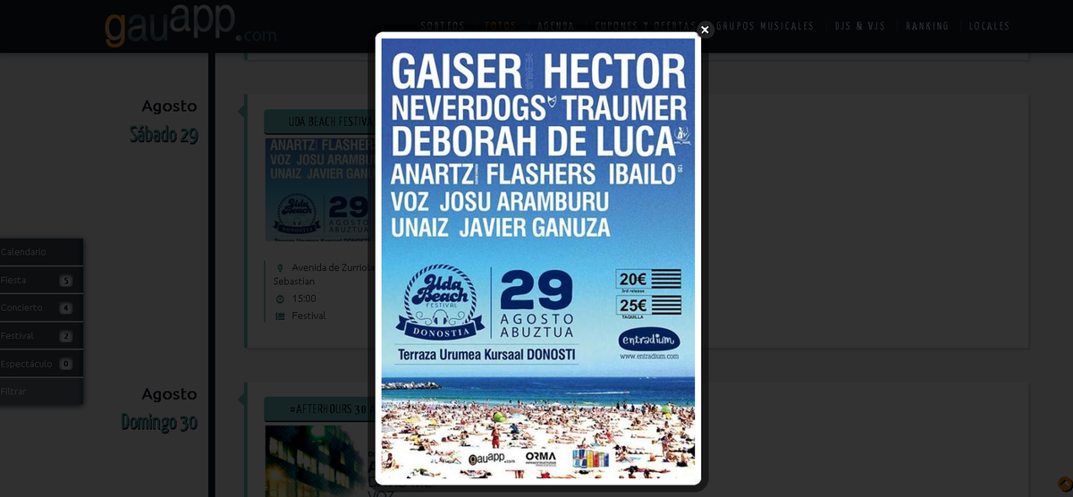 Sorteo de 2 entradas para el <a href="/UdaBeachFest/">Uda Beach Festival</a> de Gaiser <a href="/neverdogs/">neverdogs</a> <a href="/hectormusic_/">Hector</a> <a href="/deborahdeluca/">DEBORAH DE LUCA</a> <a href="/Traumer_music/">traumer</a>!RT&amp;FOLLOW