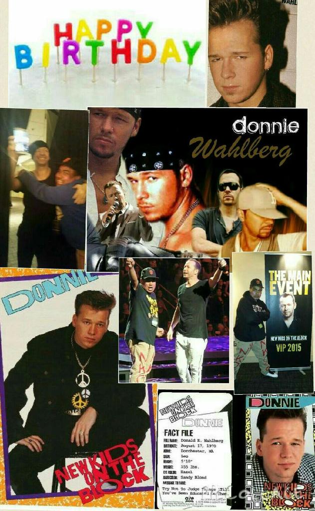  Happy Birthday to my hero Donnie Wahlberg.  You got the Good Vibrations. 