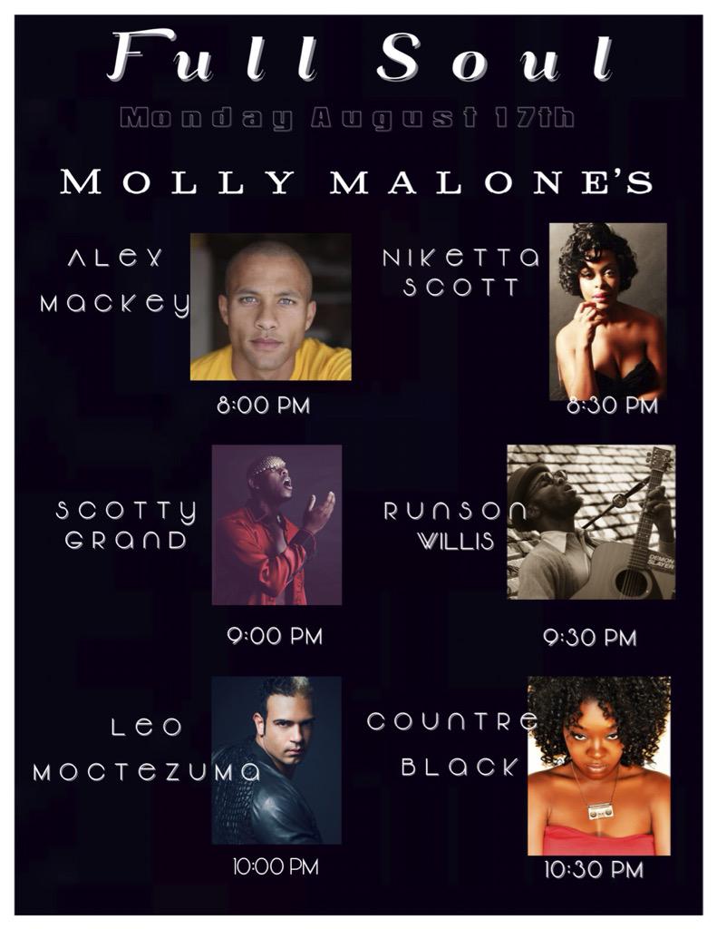 runsonwillis's tweet photo. Tonight! Performing at 9:30 at #MollyMalones #FullSoul. LA, COME OUT ;) $10 at the door http://t.co/1C4jfVTKwD