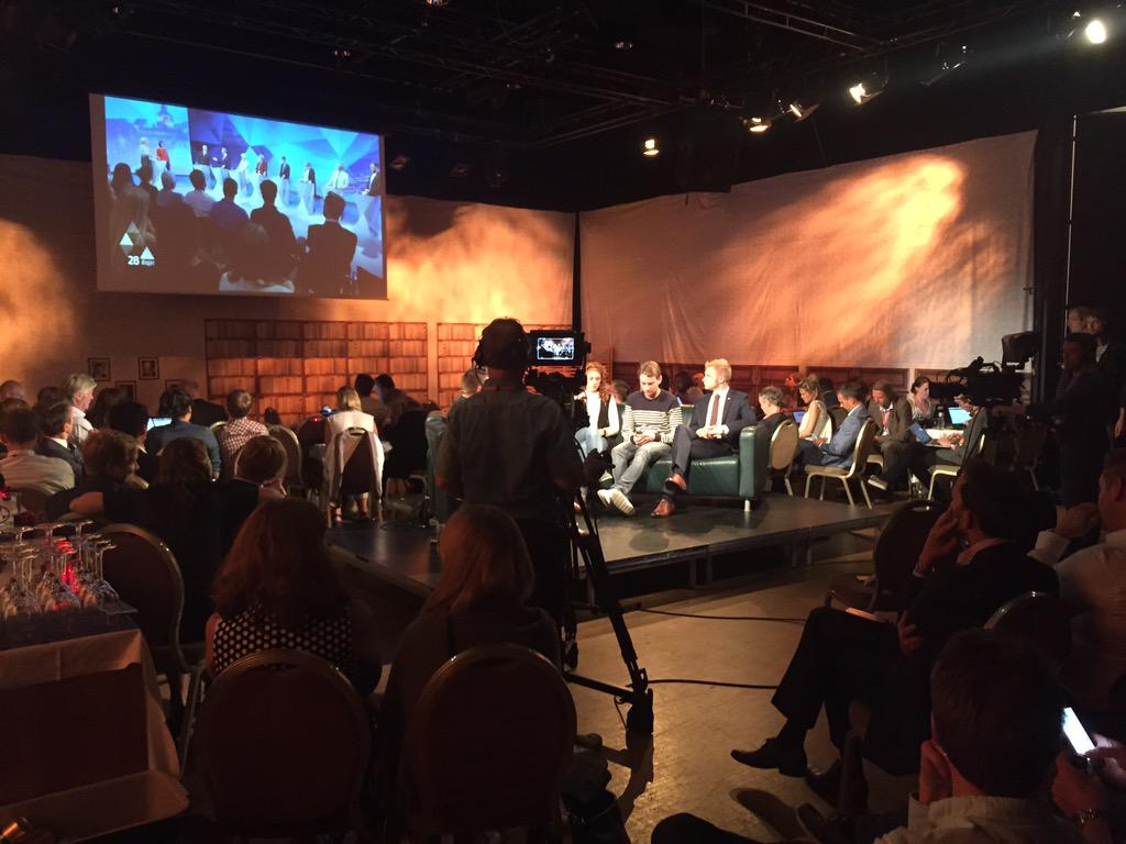 Gøy på #grønnerommet @ArendalsUka #nrkdebatt