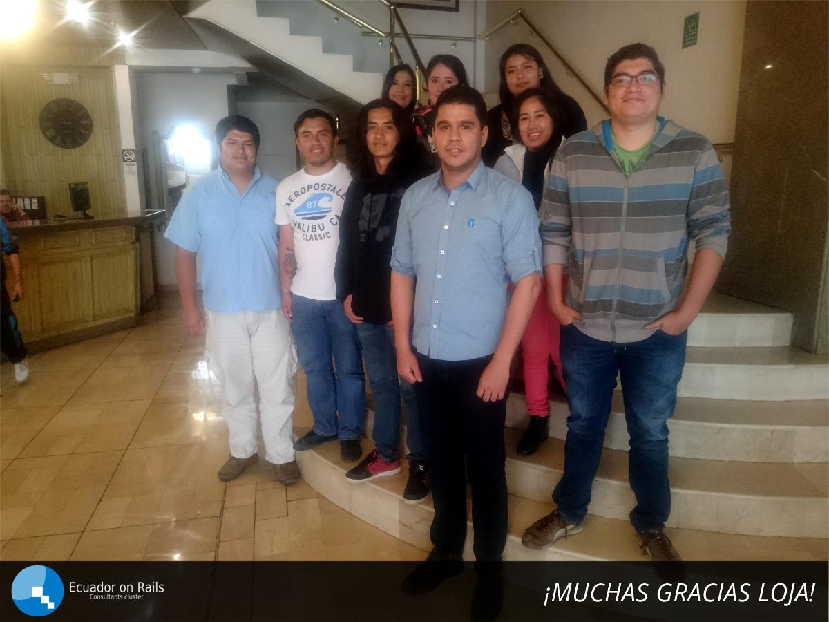ecuadoronrails's tweet image. ¡Muchas Gracias Loja! Seguiremos con nuevos programas de capacitación en esta linda ciudad. #CursoLinux
