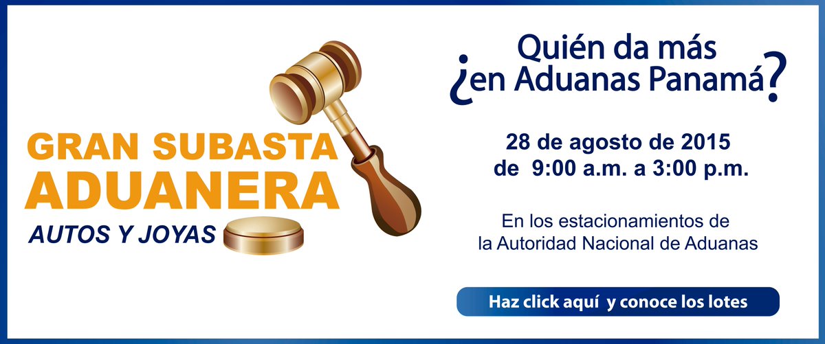 Gran subasta aduanera de autos y joyas, conoce más en: goo.gl/U2s6hj