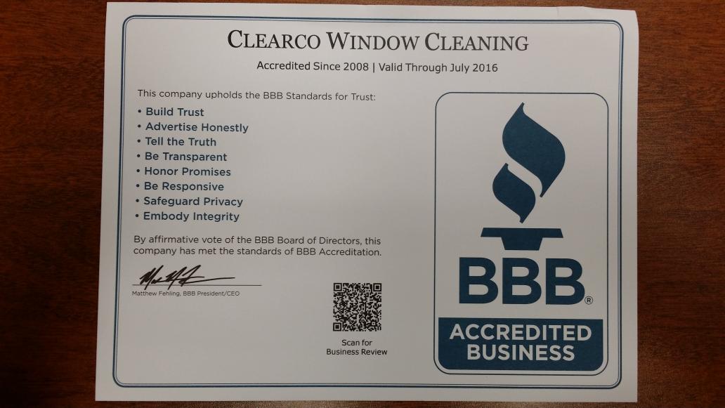 ClearcoWinClean's tweet image. BBB Accredited
Get a instant window cleaning quote now! goclearco.com