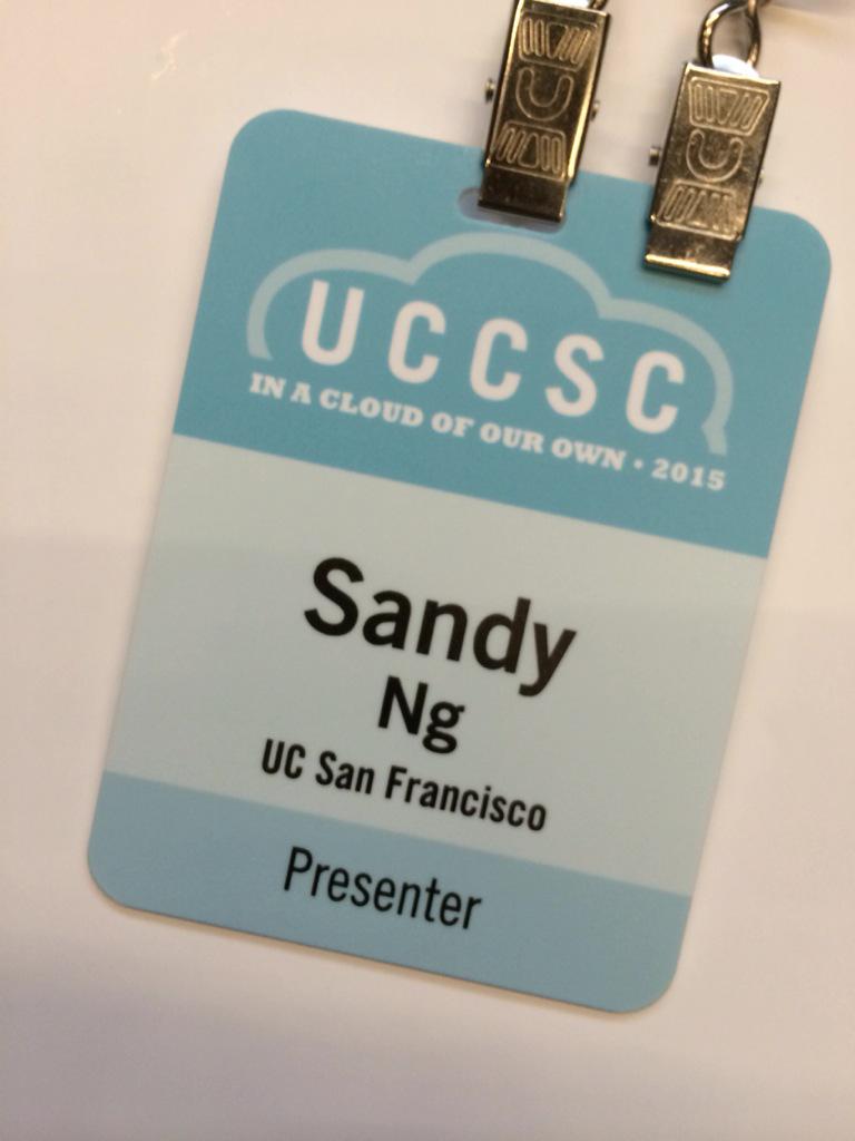 SandyNgRN's tweet photo. @SandyNgRN: @uccsc2015 Come check out our dashboards and impact to UCSF goals and outcomes. 2p MSE 116 http://t.co/DIU0W8N30Q #uccsc