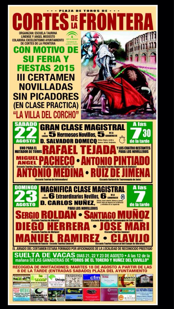 Este sábado estaré en Cortes de la Frontera #Cadiz. Os espero. Un abrazo!