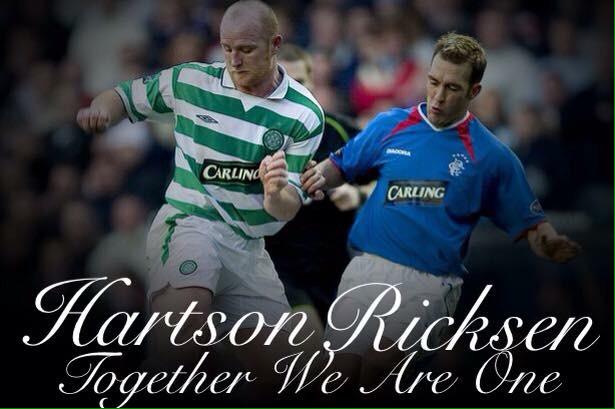 18RangersFC72's tweet photo. @JohnHartson10 Respect Hartson and Ricksen Together We Are One 💙💚 http://t.co/GRQwKO3dhm