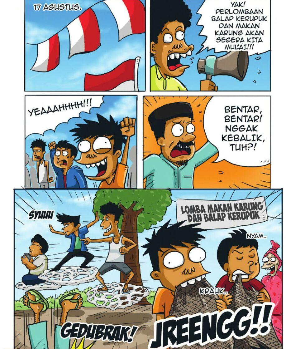 CakDanCuk On Twitter Balap Kerupuk Dan Makan Karung Comic Komik