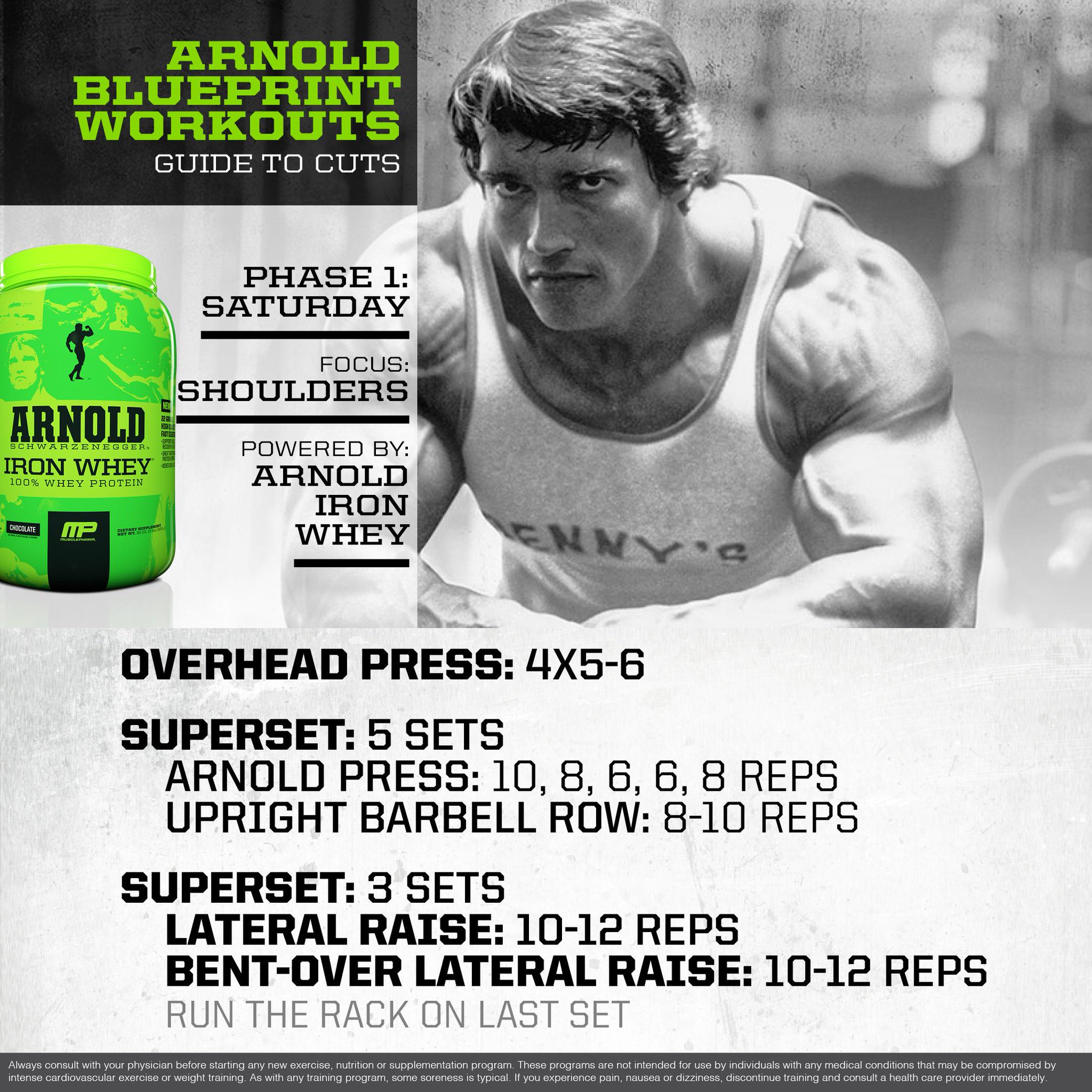 MusclePharm ® on Twitter: "#MP Workout of the Day!Arnold @Schwarzenegg...