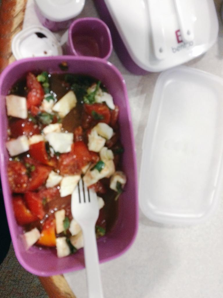 @PCIIICHEF German head heirloom caprese at work!!