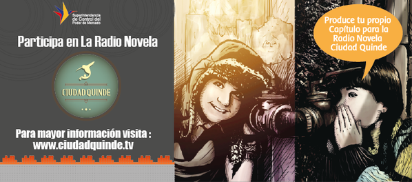 CiudadQuinde's tweet photo. Próximamente estaremos anunciando el ganador del Concurso de la Radio Novela de @CiudadQuinde ​ ¡No te lo pierdas! http://t.co/lXC39diJeZ