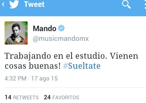 comandersTj's tweet photo. El tweet de @musicmandomx hace unos minutos nos dice que vienen cosas nuevas #Emocion #ComandersTJ #comanders 😁✌📲😘🙌 http://t.co/PSwG1Kk3Eg