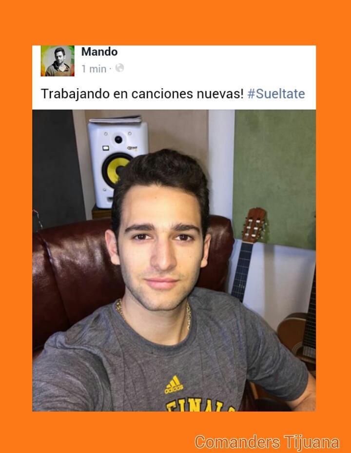 comandersTj's tweet photo. Mando vía ( Facebook ) #selfies #Estudio #music #Mando #comanders 📲✌😘📷 http://t.co/5E7pe09wv2