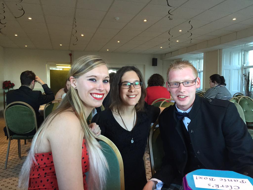 johndhaston's tweet photo. Three Clerks together #NYA2015 @SeverEstHolmes @catmuckart http://t.co/3FEtnPt5LW