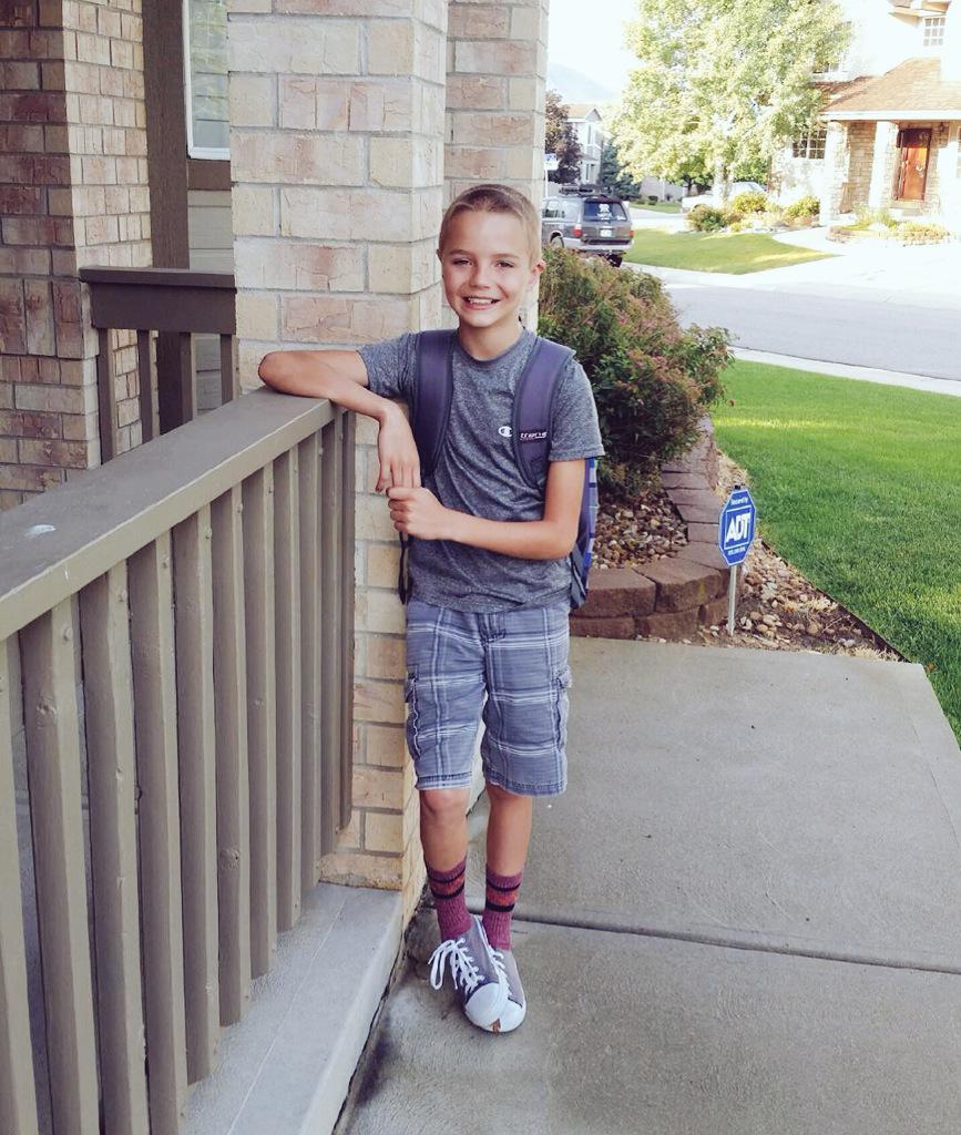 courtgrasso's tweet image. MY LITTLE BROTHER IS SO HANDSOME #firstdayof5thgrade