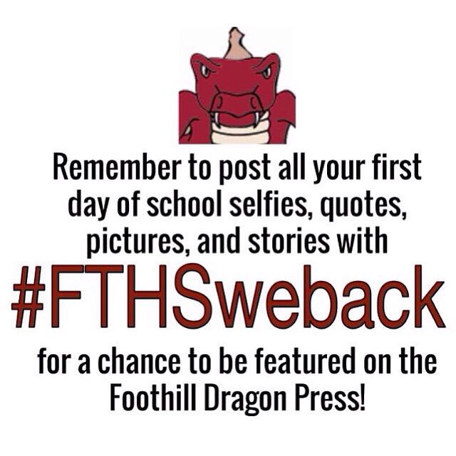 We want to hear about your day! Tweet and Instagram using #FTHSweback to share day 1 stories, selfies and pics