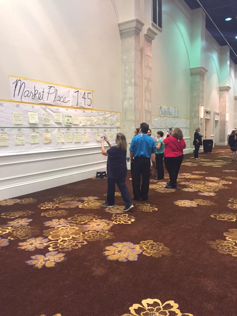 jasonacombs's tweet photo. Awesome unconference idea #TLCC2015 http://t.co/l78bE4dwoQ