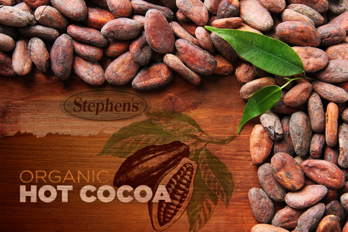 StephensCocoa's tweet photo. New flavor: Organic Hot Cocoa! That's right, this little number is USDA organic, 100% GMO free and full of flavor! http://t.co/sEuRl9nsV6