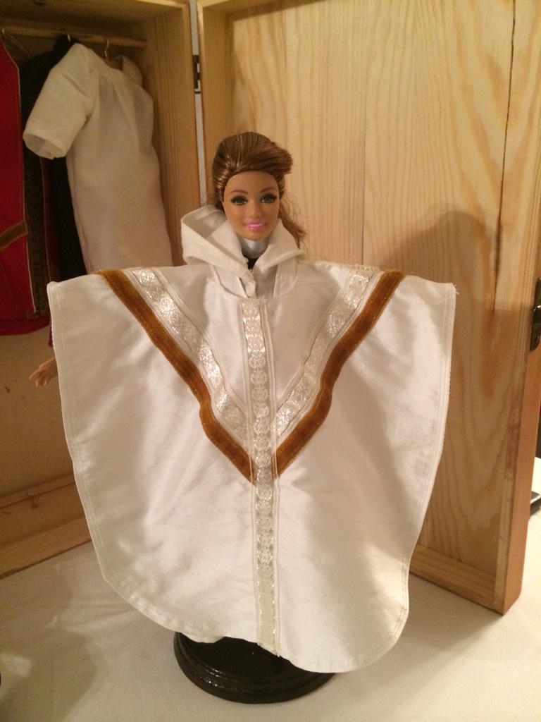 bigredkate44's tweet image. I may have just played dress up with Mother Barbie. #Episcopal #itsnotweird