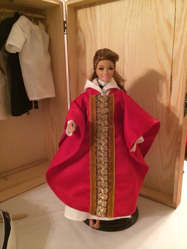 bigredkate44's tweet image. I may have just played dress up with Mother Barbie. #Episcopal #itsnotweird