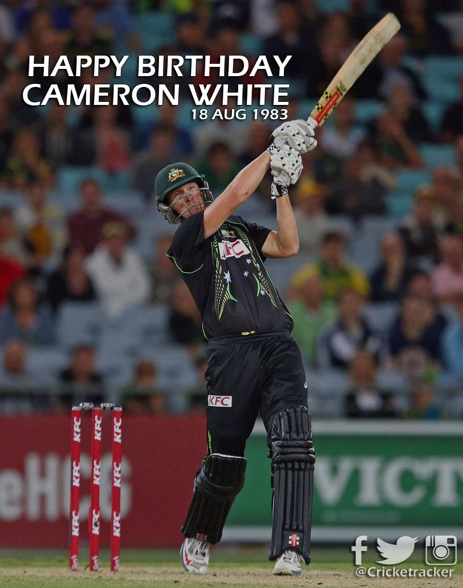 Happy Birthday Cameron White. He turns 32 today. 