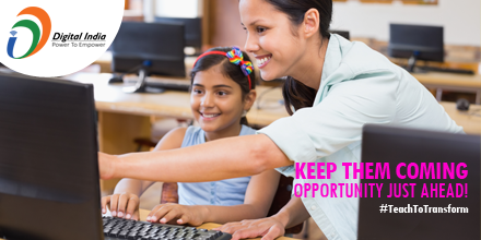 _DigitalIndia's tweet photo. Digital education is important for all children for a brighter future of India. #TeachToTransformDay6 http://t.co/uuScjuux8q