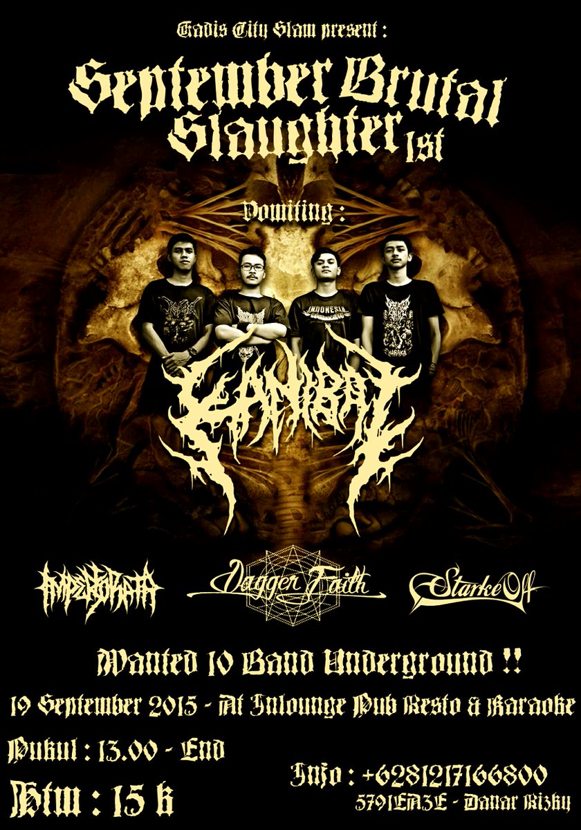 We just wake up buddy! After <a href="/HORRIBLEFEST/">HORRIBLE FEST</a> 2015 we ready for crushing Madiun on 19/9. Please check!