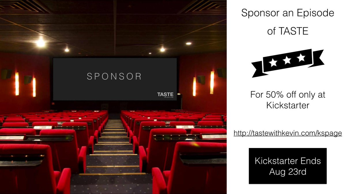 Hey <a href="/ambarmstrong/">Amber Armstrong</a> know any #startups that might be interested in backing this KS project? tastewithkevin.com/kspage