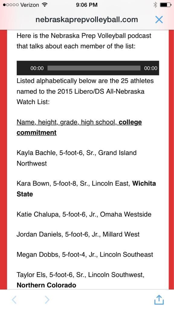 lindseyharders's tweet photo. Congrats to @kbachle on being one of the top 25 liberos in the state #ginwvikings #digpig http://t.co/NarcXHevAG