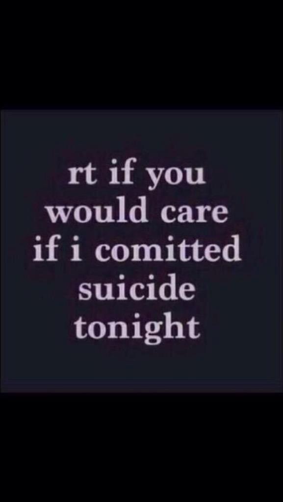 I should kill myself...