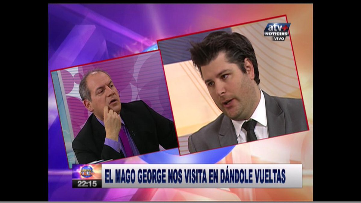 atvmasnoticias's tweet photo. [#ENVIVO] #AlamoPerezLuna conversa con el #MagoGeorge en #DándoleVueltas ►http://t.co/KZSkQUrrz3 http://t.co/27tE71bfdt