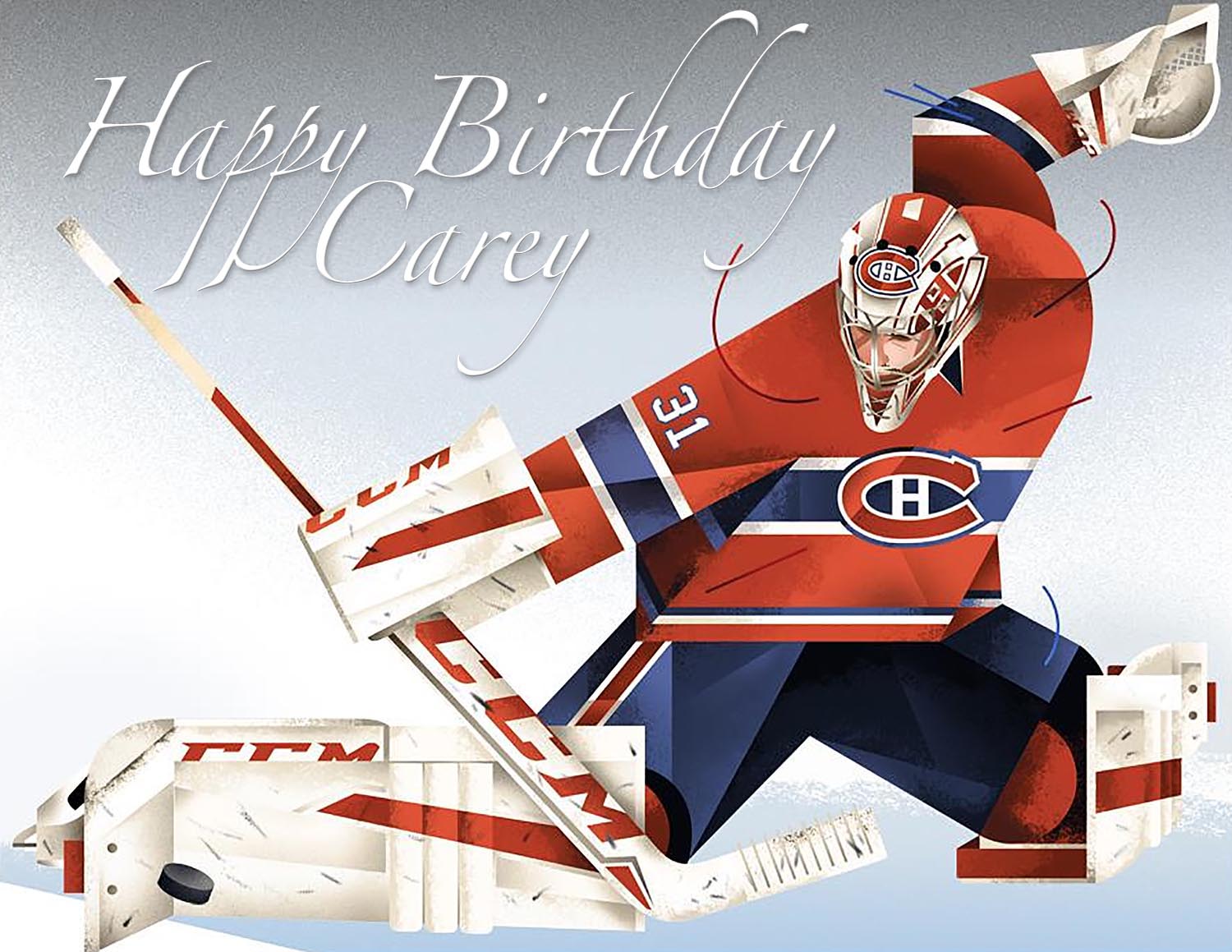 Happy Belated Birthday to Future Multi Winner, Carey Price ..hope Angela spoiled you silly 