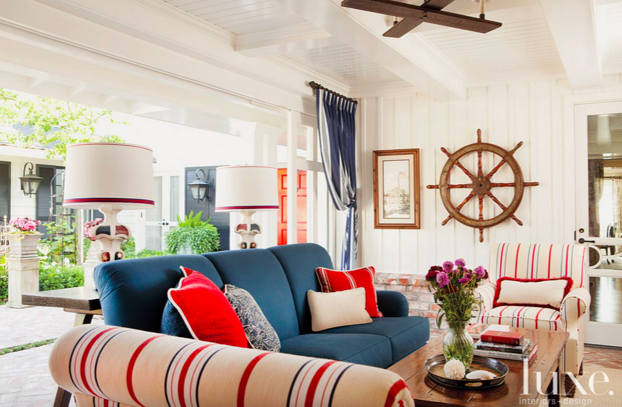 luxemagazine's tweet photo. 16 spaces with nautical-themed decor: http://t.co/cNeHr3ejHR http://t.co/rGegBa0ENW