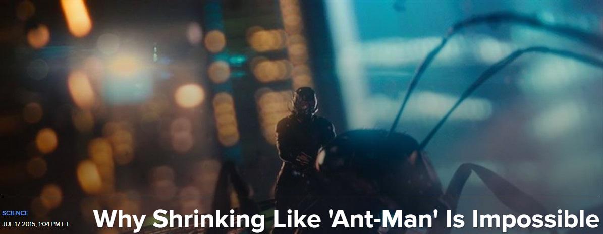 CCCCBio's tweet image. Why shrinking like Ant-Man is impossible... nbcnews.com/science/weird-…