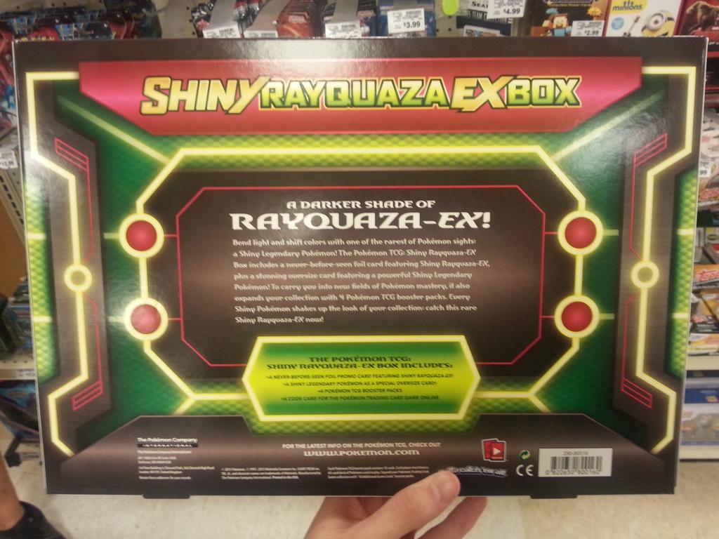 Pokemon TCG Shiny Rayquaza - EX Box