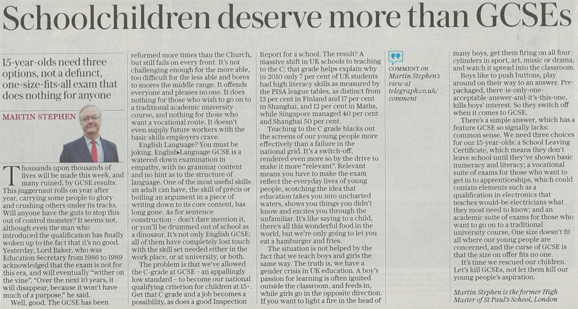 sevenhillsviews's tweet photo. “One size does not fit all” - Martin Stephen calls for #GCSEreform http://t.co/yKJmzZDSjv cc @VC_sheffield http://t.co/UGLGrzap3l