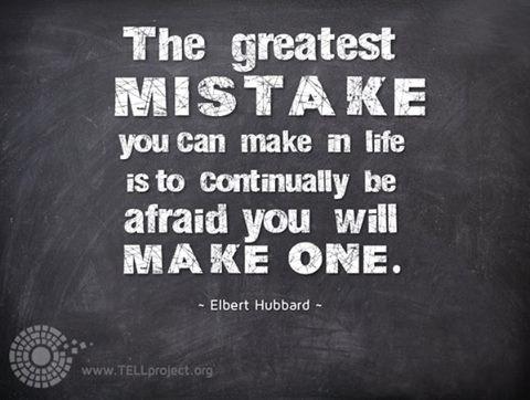 Growth Mindset Don T Be Afraid Of Making Mistakes Use Them To Develop Future Learning Mistakes Are Not Final Http T Co G5ejw5ofgb