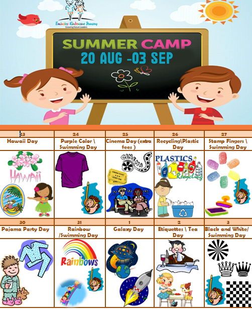 EKCN2's tweet photo. Last two weeks schedule of the summer camp .. enjoy ^^ http://t.co/IR3qkuEOEt
