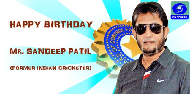 DD Sports wishes the former  & chief selector, Sandeep Patil a very Happy Birthday 