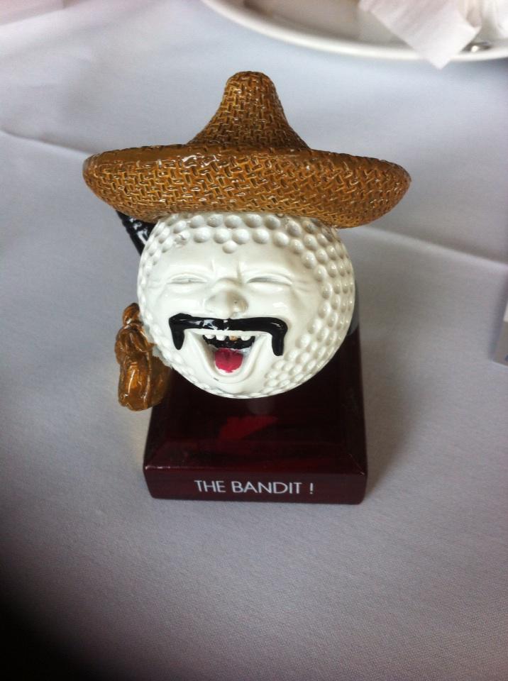 Any golfers out there looking for a bandit trophy speak to Lynne Lolley