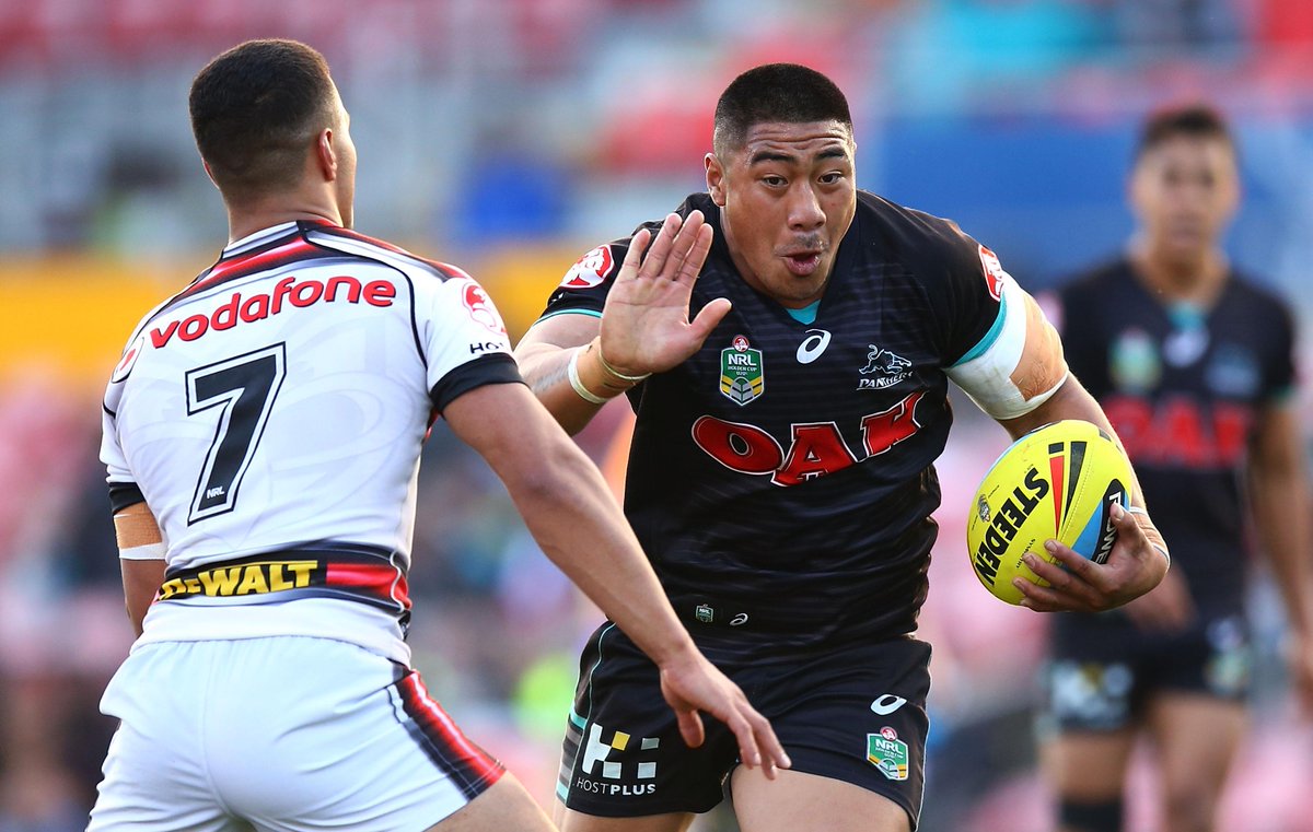 PenrithPanthers's tweet photo. Can the Panthers NYC juggernaut roll on? See the new halves pairing named to face the Dragons: http://t.co/fs66rWoYqf http://t.co/iYNSekzhwc