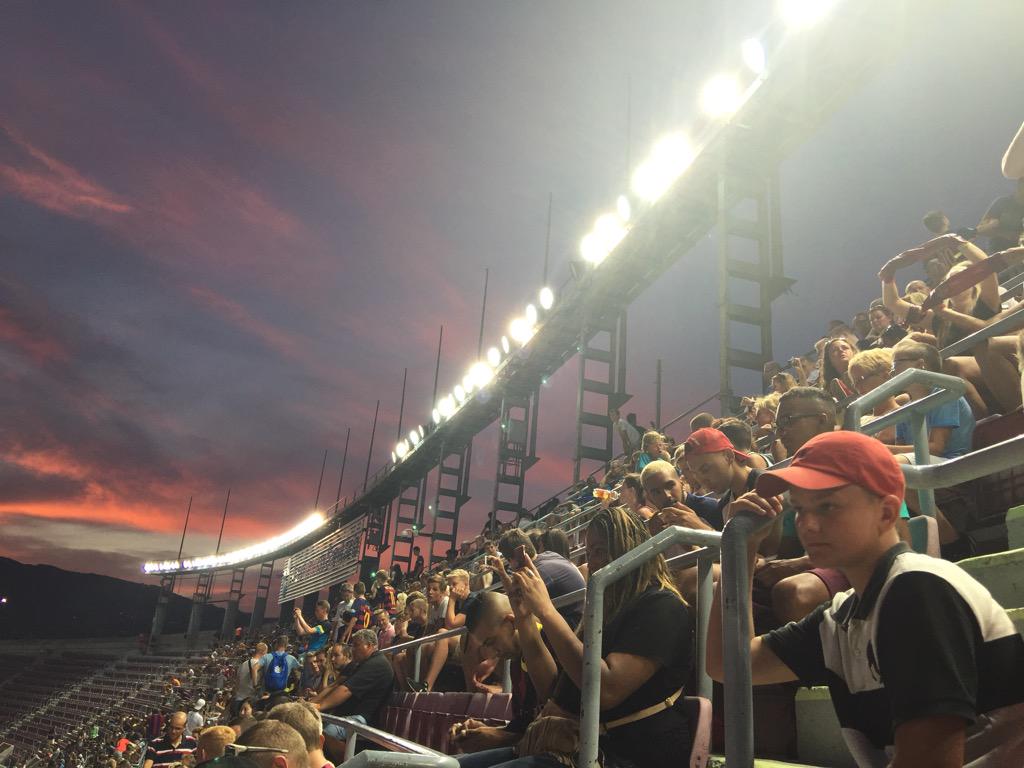 SteelyDanDan's tweet image. @KickaboutFC Wonderful times this Summer at Camp Nou, Barcelona. Watching Barca vs AS Roma. Neymar, Messi both score.