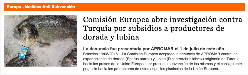 misPeces Acuicultura (@mispeces) on Twitter photo .<a href="/EU_Commission/">European Commission</a> abre investigación contra #Turquía por subsidios a la #dorada y #lubina
bit.ly/1gT8iX4 .<a href="/EU_Commission/">European Commission</a> abre investigación contra #Turquía por subsidios a la #dorada y #lubina
bit.ly/1gT8iX4