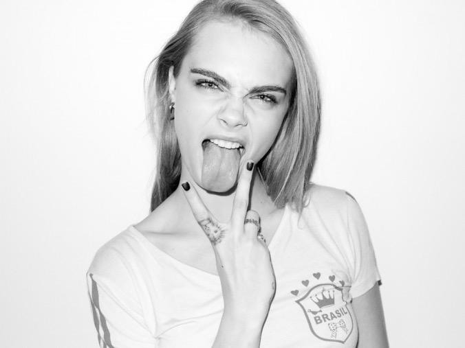 rtqueens's tweet photo. Cara Delevingne (b&amp;w) http://t.co/0V1d28uLLQ