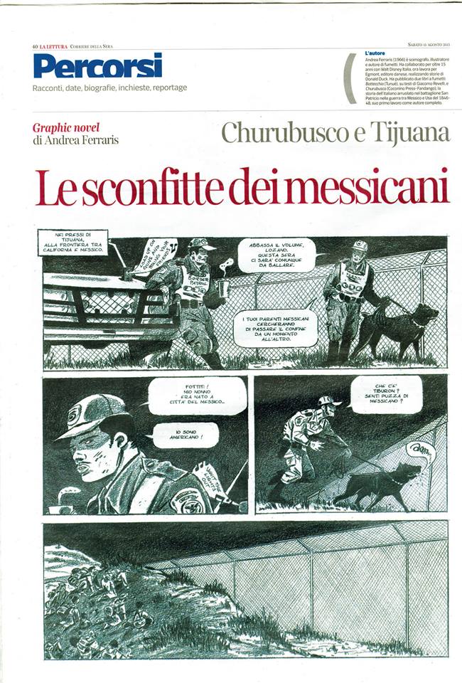 ferraris66's tweet photo. Tutta questa settimana su #lalettura del #corrieredellasera un mio racconto sul confine tra Messico e Stati Uniti. http://t.co/wxVu4NQ8Sn