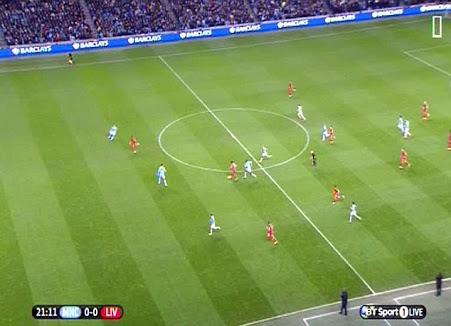 TheCrunchyCptn's tweet image. Sterling's disallowed onside goal and the reason I don't care that last night's goal stood. #lfc