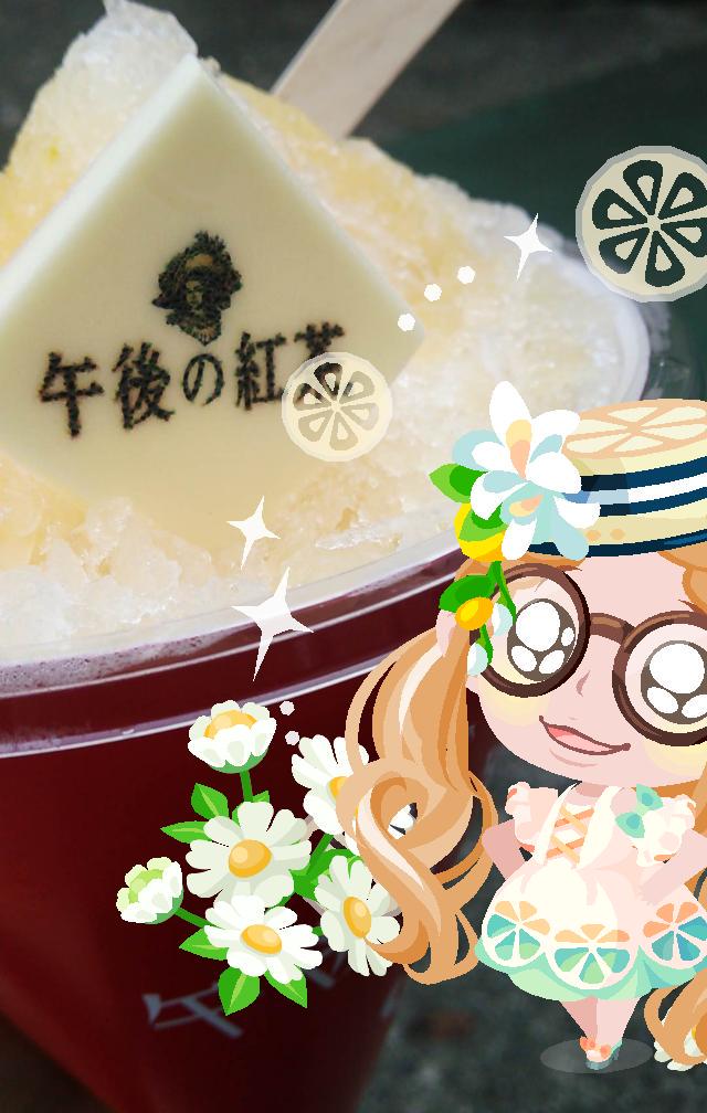 午後の紅茶かき氷 午後の紅茶かき氷