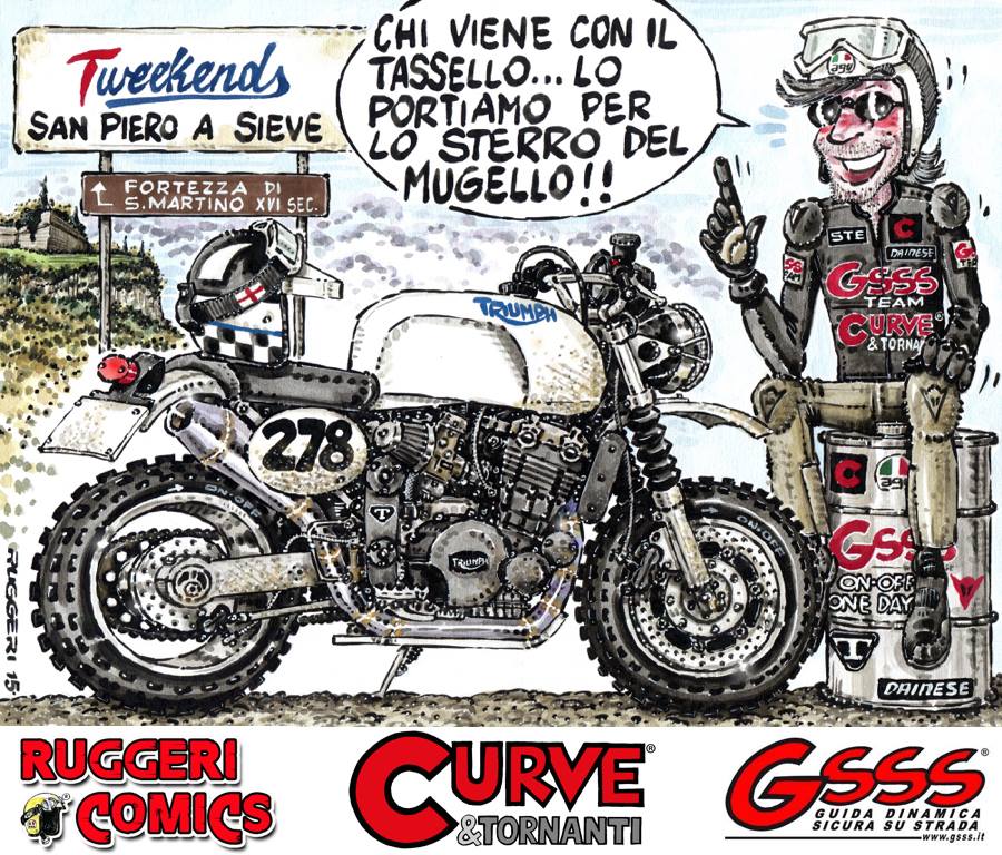 LiveTweekend's tweet image. Avventurosi e tassellati Tour con GSSS @Curveetornanti @TriumphMotorIT 
info: tweekend.it/corsi/16-tweek…